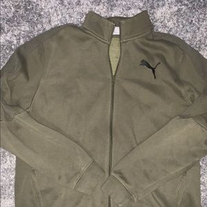 Army green puma jacket